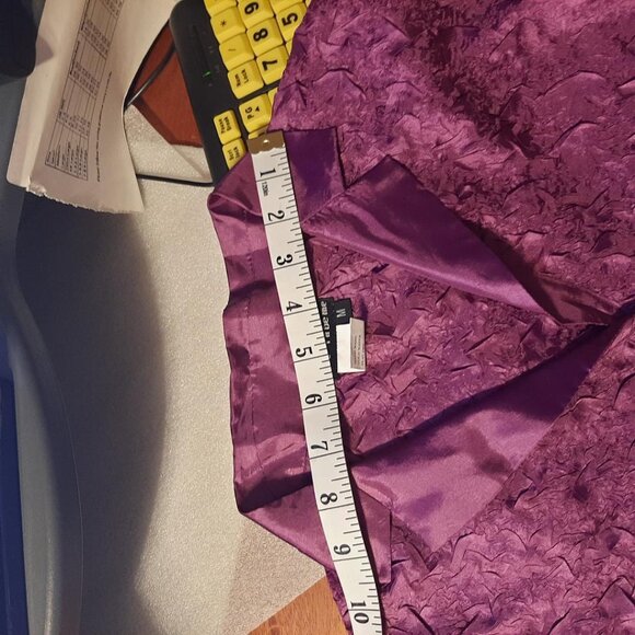 NEW ! Women UBU I'll Be ME Purple Long Sleeve Crinkle Button Up Size M - Picture 3 of 8